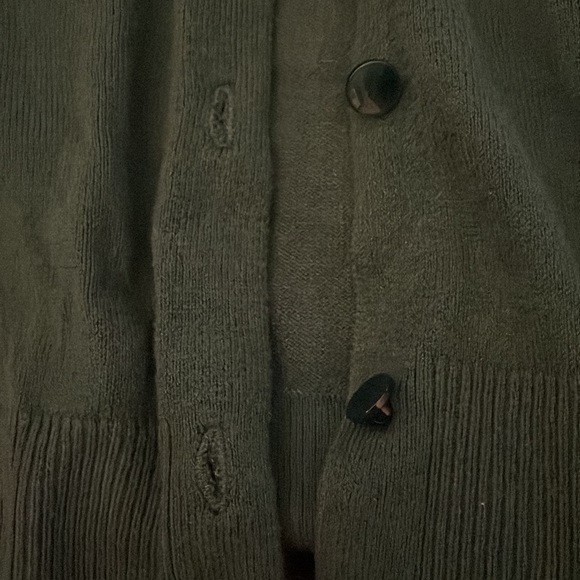Merona green cardigan, size M - Picture 2 of 2